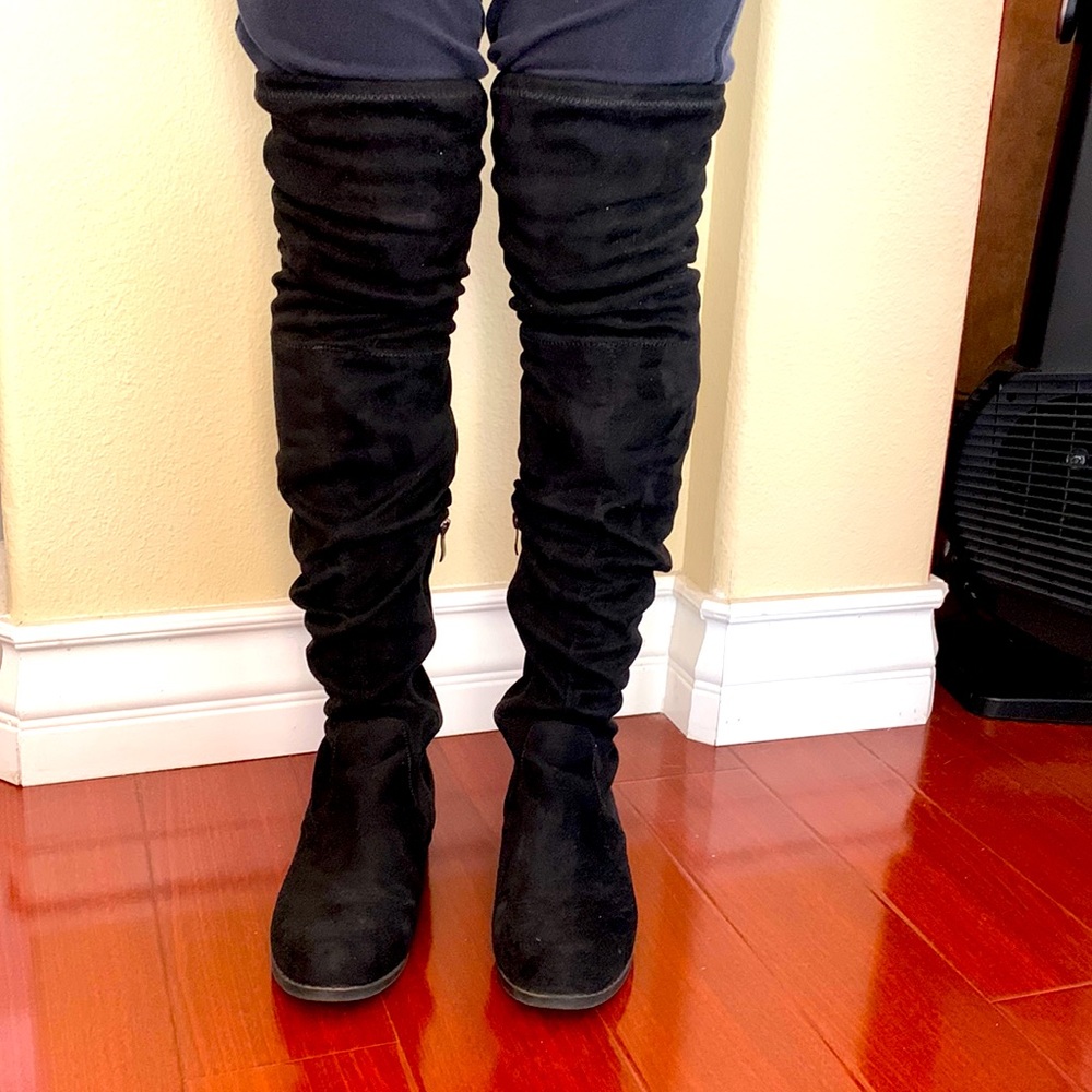 Catherine Malandrino - size 8 - over the knee black boots